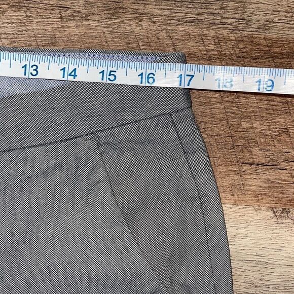 Banana Republic Mens Straight Leg Chambray Cotton Chino Pants Gray Size‎ 34/34 - Picture 7 of 9